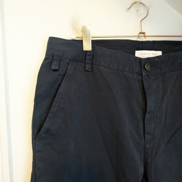 EVERLANE Men's Lightweight Cotton Navy Blue Chico NEW Size 31 x 32 - Picture 2 of 7